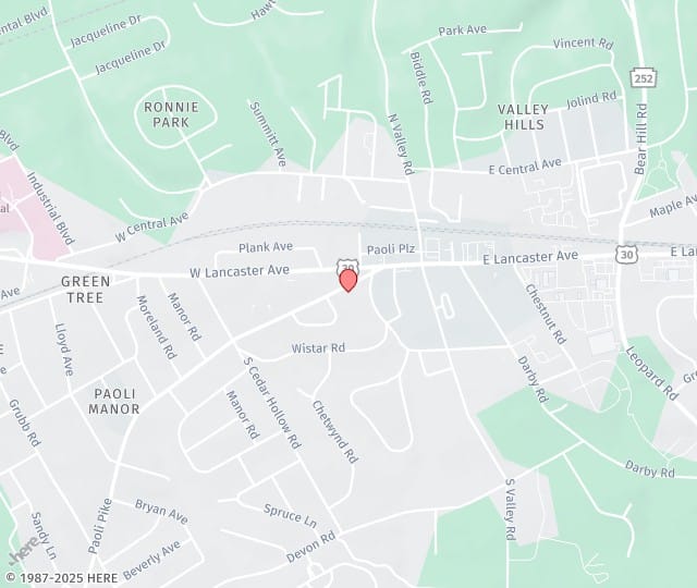 Location Map: 20 Paoli Pike Paoli, PA 19301
